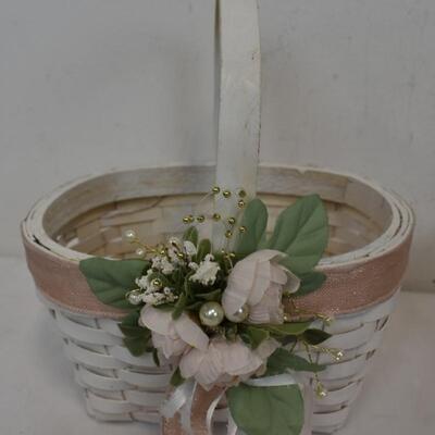 Flowerpot Votive, Pink Basket, Flowerpot Votive, Flowers Candle Holder