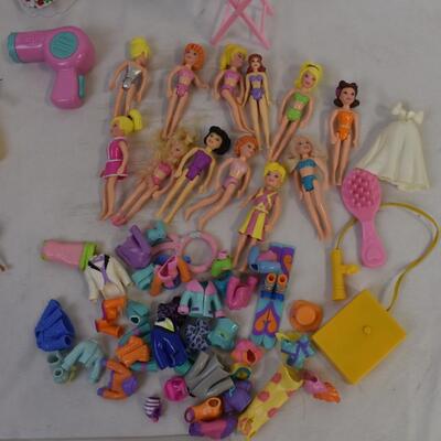 Lot of Dolls, Polly Pocket, Disney Dolls, Mattel