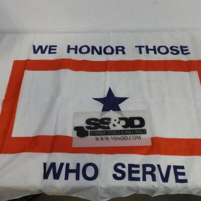 Blue Star Service Flag, 5 ft x 3 ft