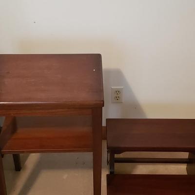 Night Stand & Bed Steps