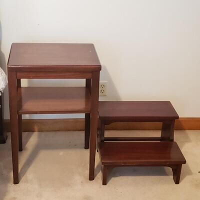 Night Stand & Bed Steps