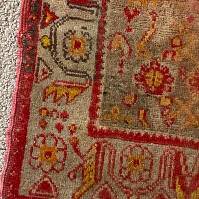 Small Antique Red Prayer Rug