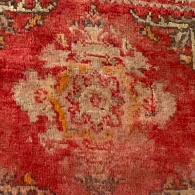 Small Antique Red Prayer Rug