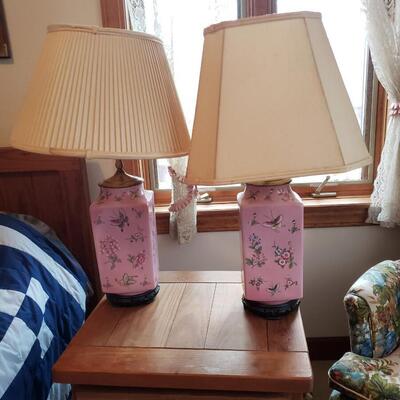 Pink Butterfly Themed Lamps