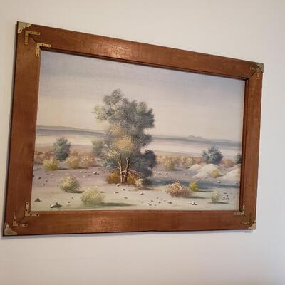 Framed Western Artwork