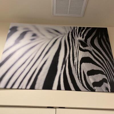 Large Decorative Zebra Print