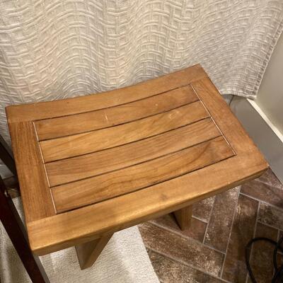 Wooden Folding Chair and Teak Shower Seat