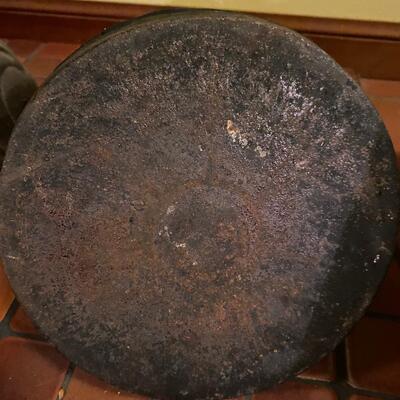 Vintage cast iron kettle