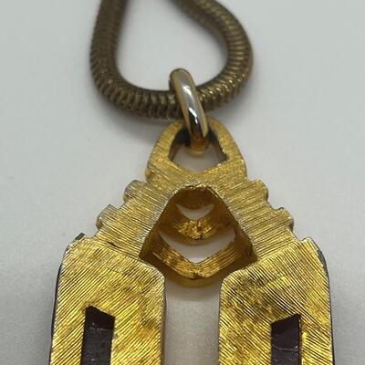 Lot 1: Vintage Crown Trifari Modern Gilt & Resin Mod Necklace & More