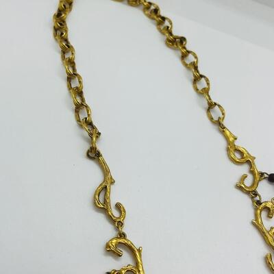 Lot 4: Vintage Artsy Fall  Necklace Inspired by Nature