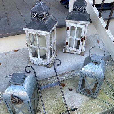 Outdoor Lanterns and Planters