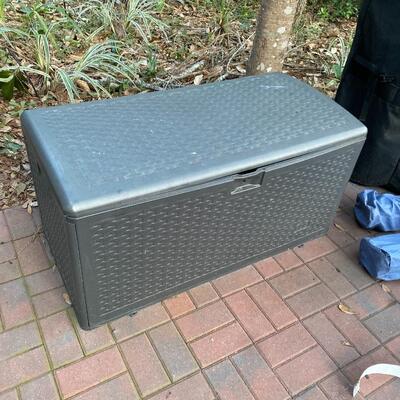 Two Large Outdoor Storage Trunks