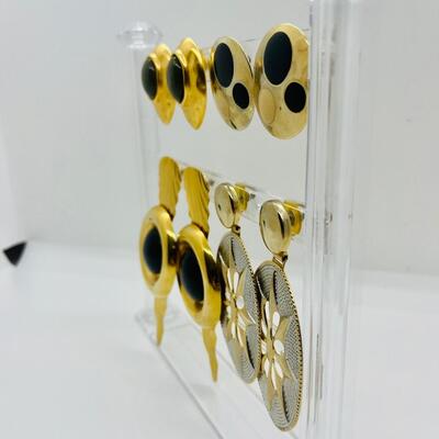Lot 14: Vintage Pierced Earring Lot (Jacqueline Ferrar and More)