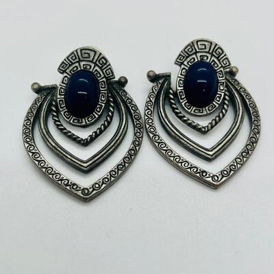 Lot 15: Silvertone Fashion Earrings by Jonette Jewelry and More (90's Large)