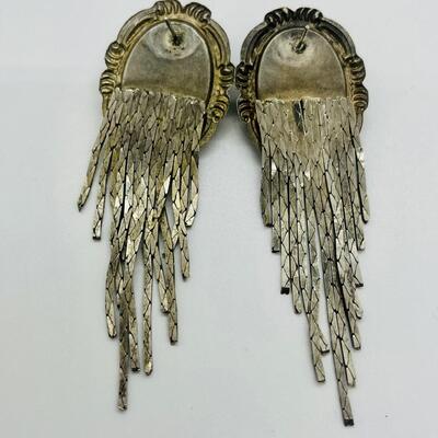Lot 15: Silvertone Fashion Earrings by Jonette Jewelry and More (90's Large)
