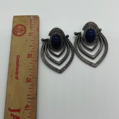 Lot 15: Silvertone Fashion Earrings by Jonette Jewelry and More (90's Large)