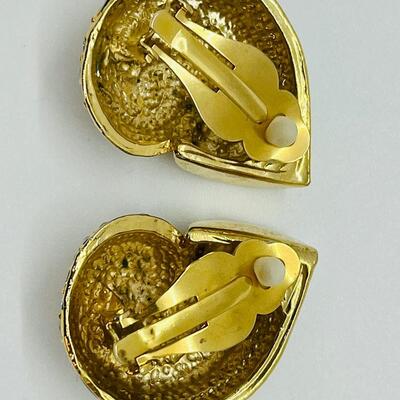 Lot 18: Black and Goldtone Chunky Costume Jewelry- Don Lin and more