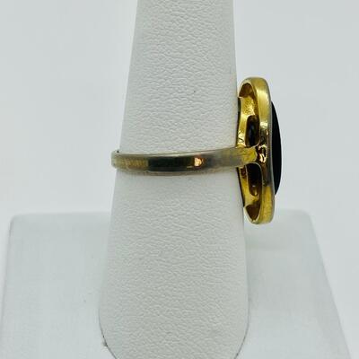 Lot 18: Black and Goldtone Chunky Costume Jewelry- Don Lin and more