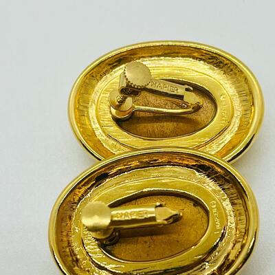 Lot 31: Vintage Napier , Givenchy Costume Clip on Earrings & More