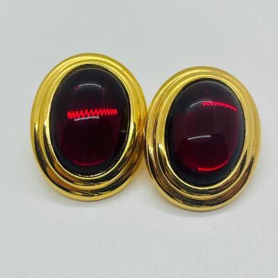 Lot 31: Vintage Napier , Givenchy Costume Clip on Earrings & More