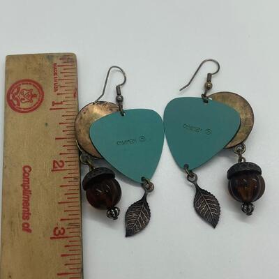 Lot 36: Fun Colorful Fashion Earrings and Bracelet
