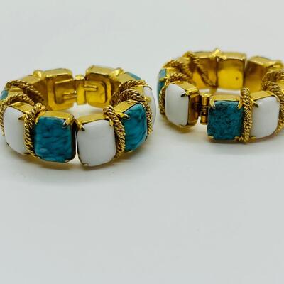 Lot 36: Fun Colorful Fashion Earrings and Bracelet