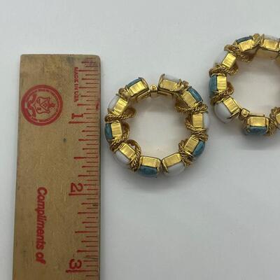 Lot 36: Fun Colorful Fashion Earrings and Bracelet