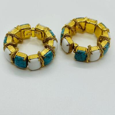 Lot 36: Fun Colorful Fashion Earrings and Bracelet
