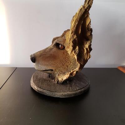 Bill Vernon Wolf & Eagle Sculpture "Night Spirit"