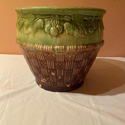 Vintage pottery Jardiniere - McCoy? See details!