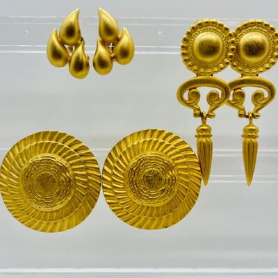 Lot 41: Satin Finish Earrings, Givenchy and More