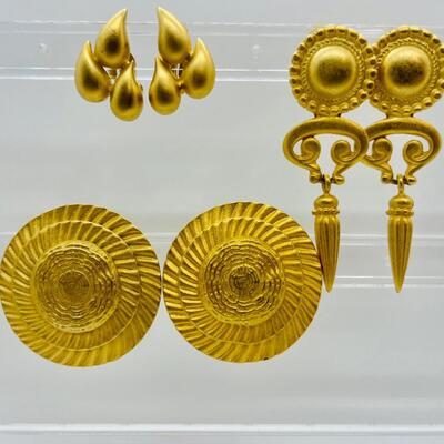 Lot 41: Satin Finish Earrings, Givenchy and More