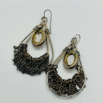 Lot 46: Boho Style Dangle Earrings for Pierced Ears