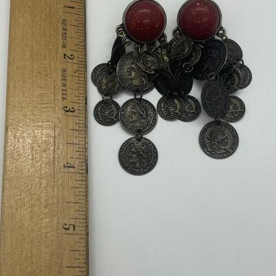 Lot 46: Boho Style Dangle Earrings for Pierced Ears