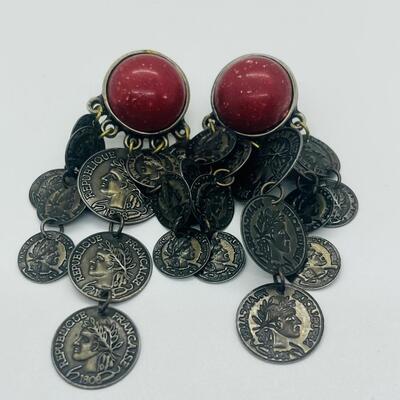 Lot 46: Boho Style Dangle Earrings for Pierced Ears