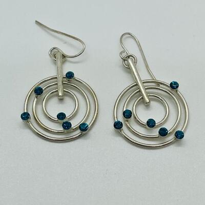 Lot 51: Modern Dangle Earrings