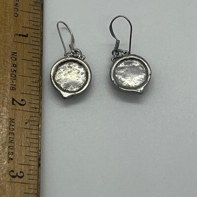 Lot 51: Modern Dangle Earrings