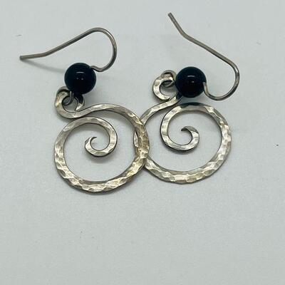 Lot 51: Modern Dangle Earrings