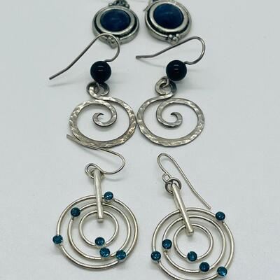 Lot 51: Modern Dangle Earrings