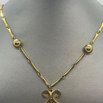 Lot 54: Vintage Costume Goldtone Necklaces (Well Made/ Today's Look)