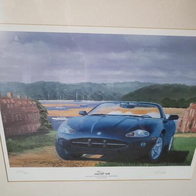 Jaguar XK8 Lithograph