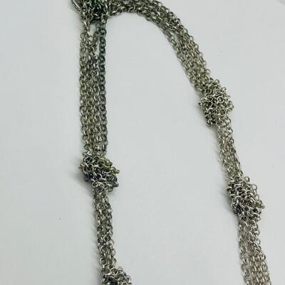 Lot 56: Multi Strand Beaded Necklace, Bracelet and Clip On Earrings