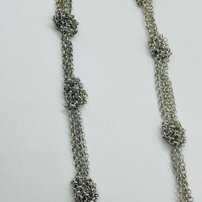 Lot 56: Multi Strand Beaded Necklace, Bracelet and Clip On Earrings