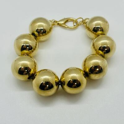 Lot 62: Vintage Trifari & More Goldtone Costume Jewelry ("Solid Gold" Vintage Look!)