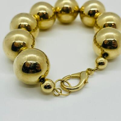 Lot 62: Vintage Trifari & More Goldtone Costume Jewelry ("Solid Gold" Vintage Look!)