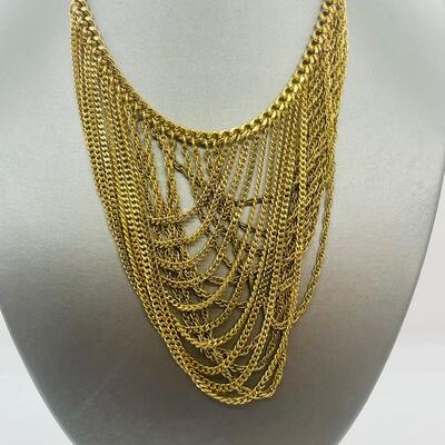 Lot 62: Vintage Trifari & More Goldtone Costume Jewelry ("Solid Gold" Vintage Look!)