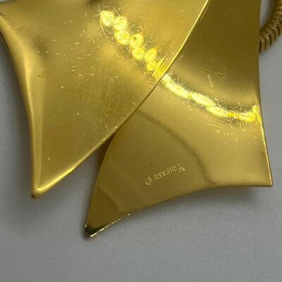 Lot 62: Vintage Trifari & More Goldtone Costume Jewelry ("Solid Gold" Vintage Look!)