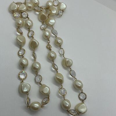Lot 63: Vintage Chunky Mother of Pearl Shell Earrings and More