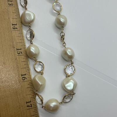 Lot 63: Vintage Chunky Mother of Pearl Shell Earrings and More