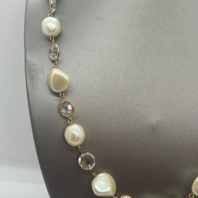 Lot 63: Vintage Chunky Mother of Pearl Shell Earrings and More